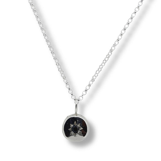 NAOMI SCHWARTZ | SAPPHIRE DOT PENDANT