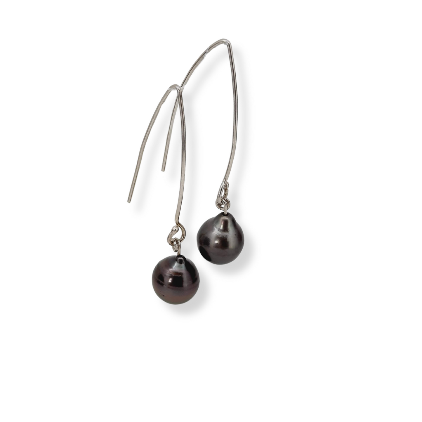 NAOMI SCHWARTZ | DROP PEARL TAHITIAN EARRINGS