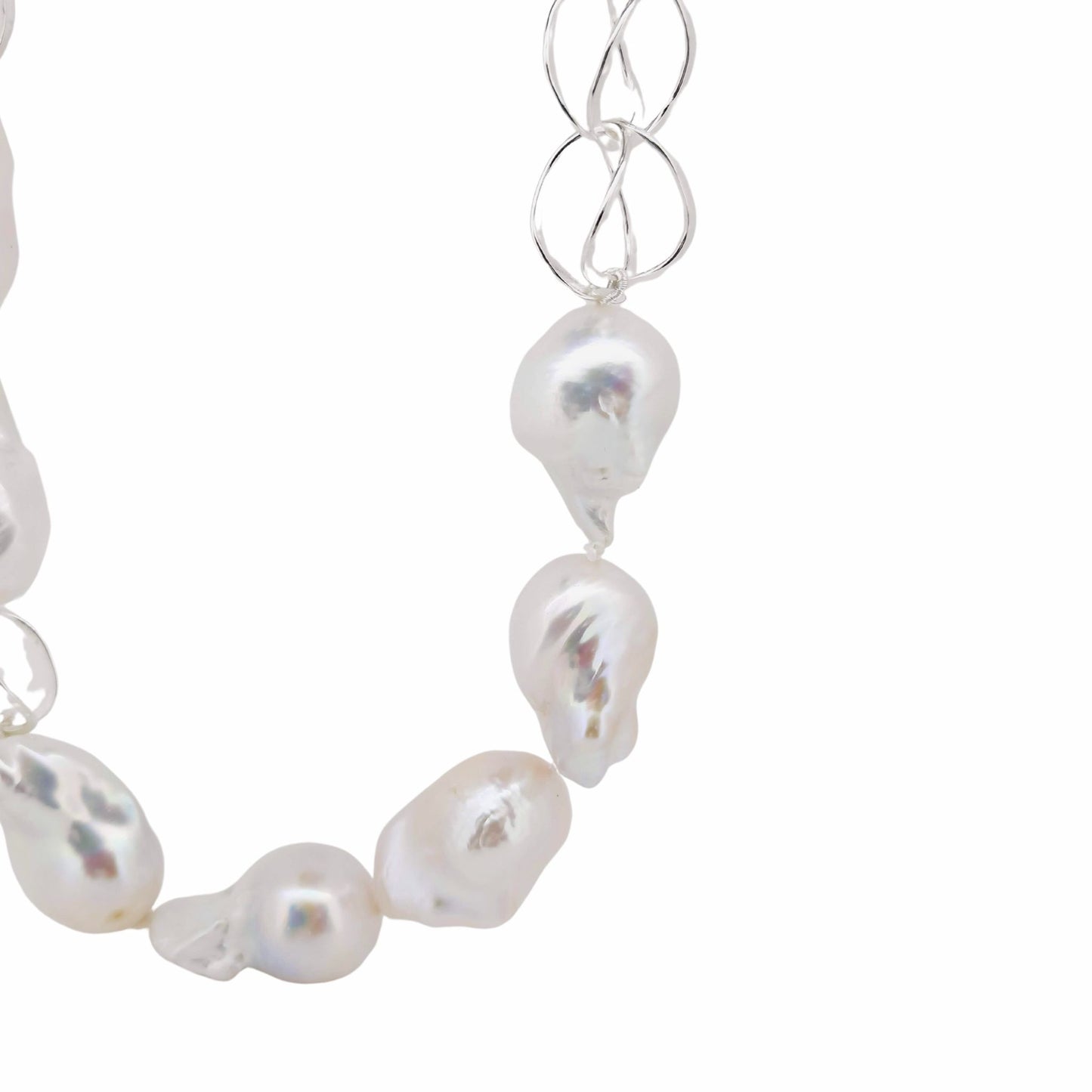 NAOMI SCHWARTZ | INFINITY BAROQUE PEARL NECKLACE