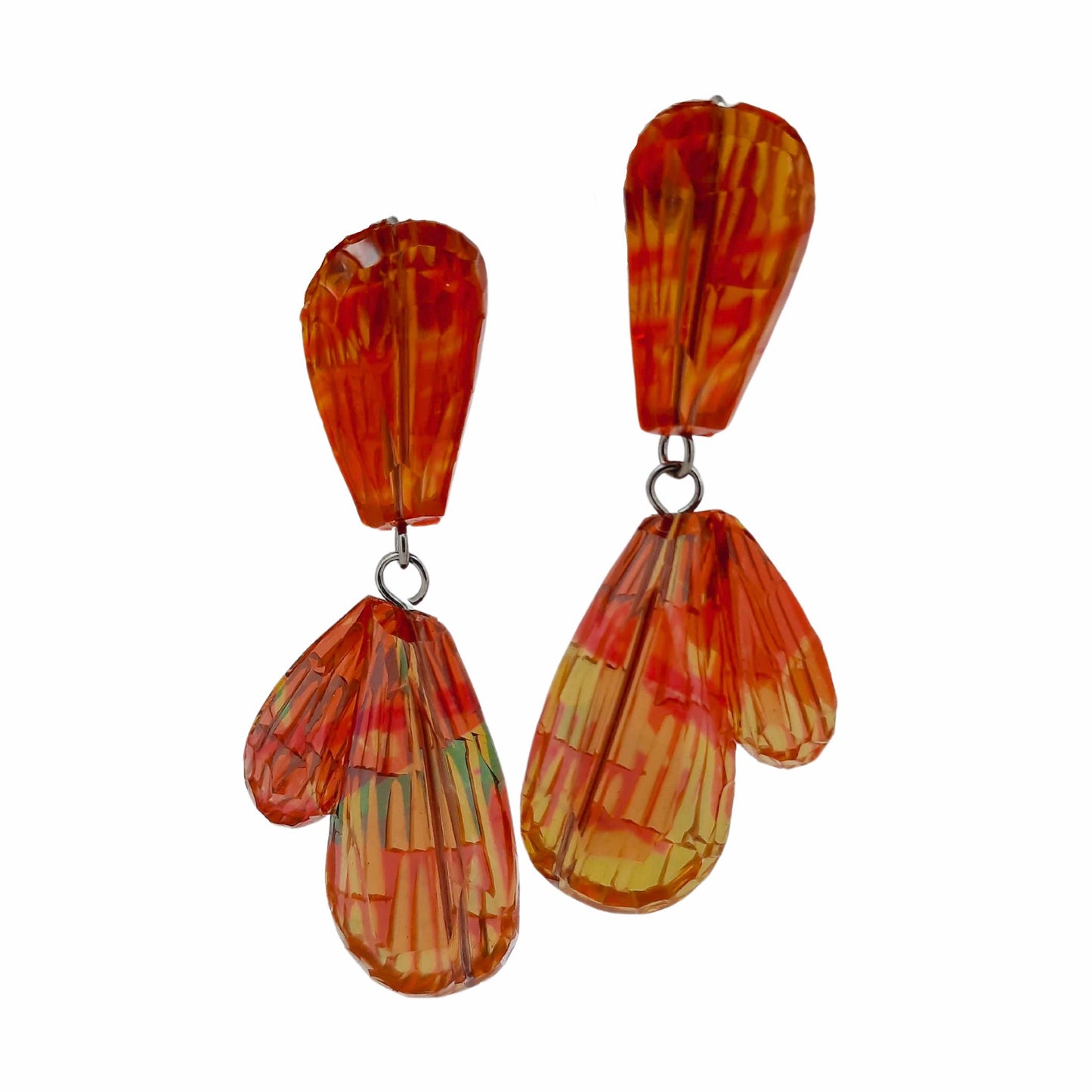 KATH INGLIS | SEAGRAPE EARRINGS WITH DIATOM DANGLES