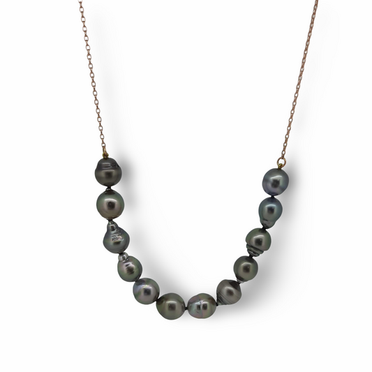 NAOMI SCHWARTZ | TAHITIAN PEARL ROSE GOLD NECKLACE