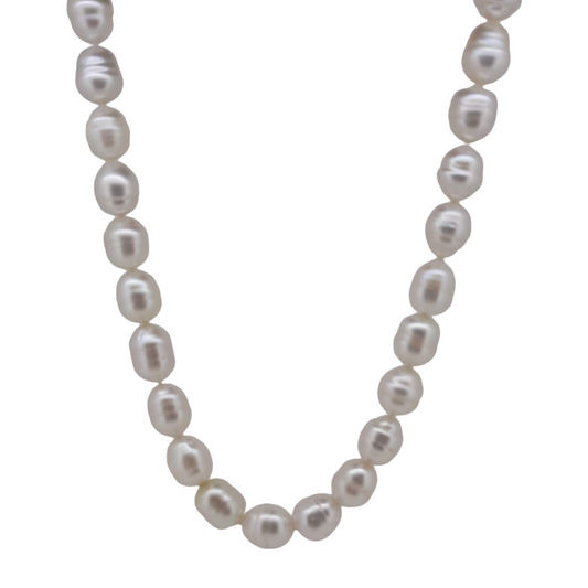 NAOMI SCHWARTZ | WHITE SOUTH SEA CIRCLE PEARL NECKLACE