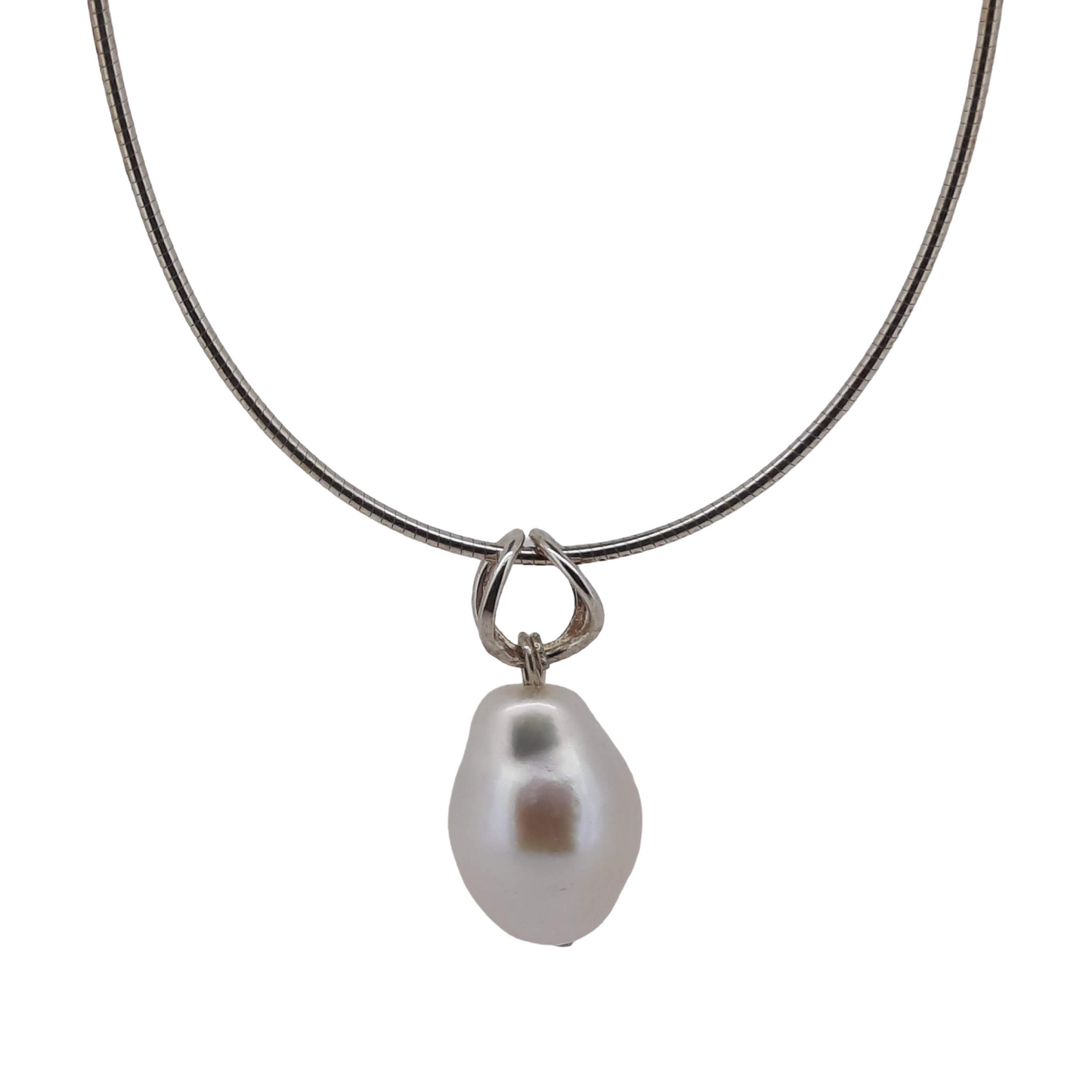 NAOMI SCHWARTZ | INFINITY BAROQUE PEARL PENDANT NECKLACE