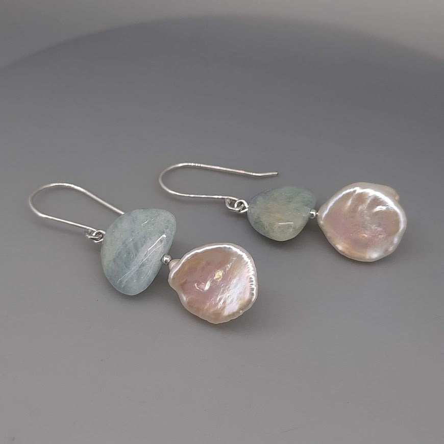 NAOMI SCHWARTZ | BAROQUE KESHI PEARL EARRINGS