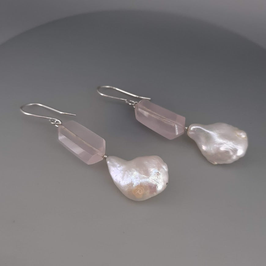 NAOMI SCHWARTZ | BAROQUE KESHI PEARL EARRINGS