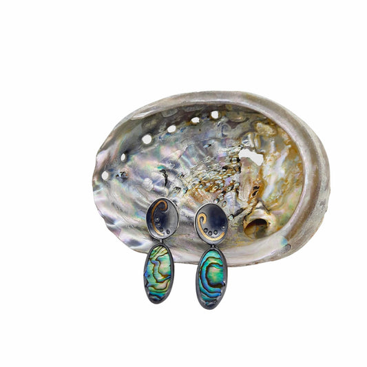 NAOMI SCHWARTZ | PAUA SHELL EARRINGS