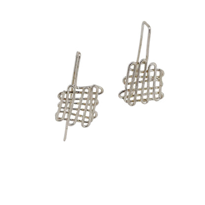 ANJA JAGSCH | CROSS HATCH MINI EARRINGS