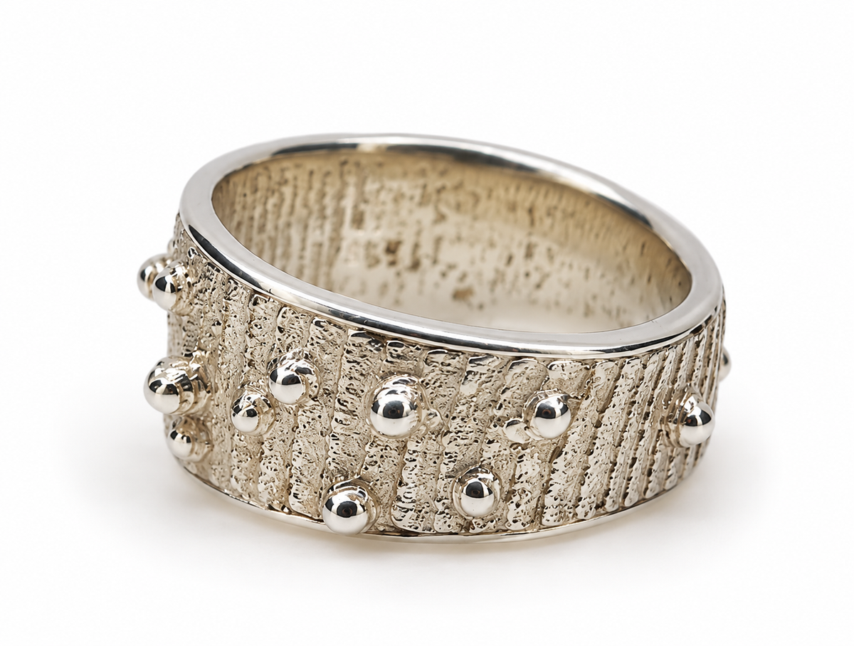 DAN VON SCHUTT | CUTTLEFISH CAST SPIKY RING