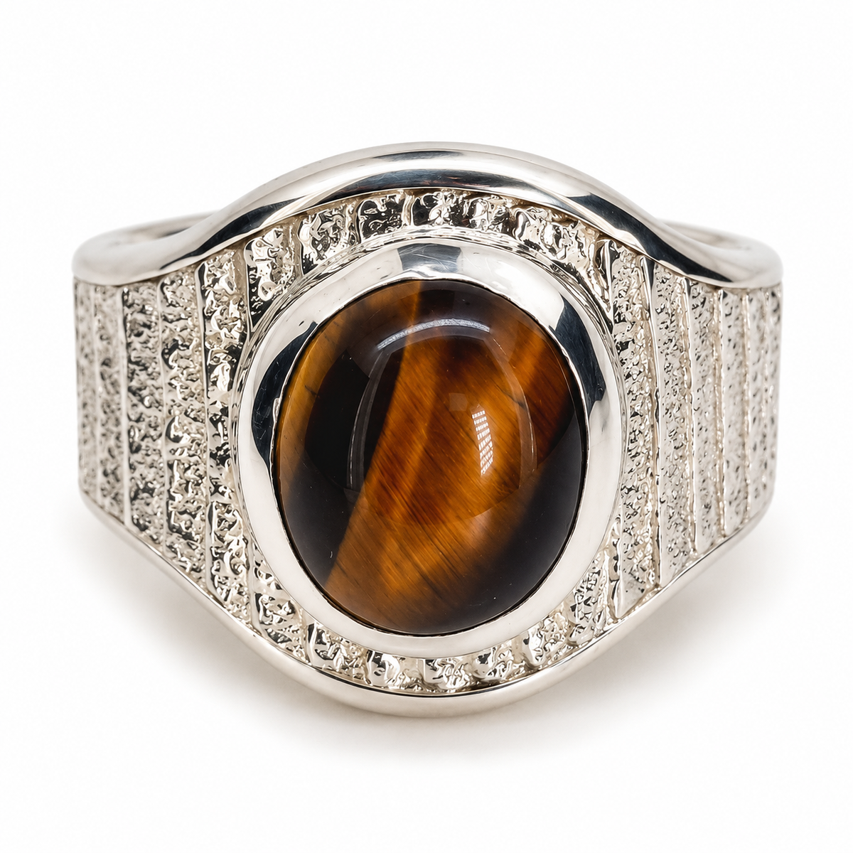 DAN VON SCHUTT | CUTTLEFISH CAST RING WITH TIGER EYE