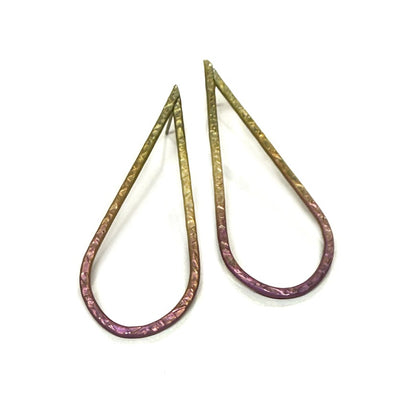 SARAH ROTHE | TEXTURED TITANIUM EARRINGS