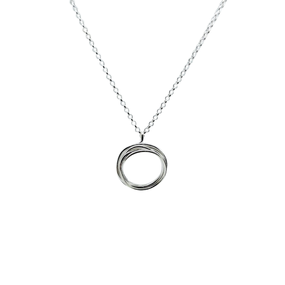 MELISSA GILLESPIE | COILED CIRCLE PENDANT ON CHAIN