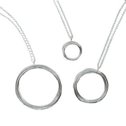 MELISSA GILLESPIE | COILED CIRCLE PENDANT ON CHAIN