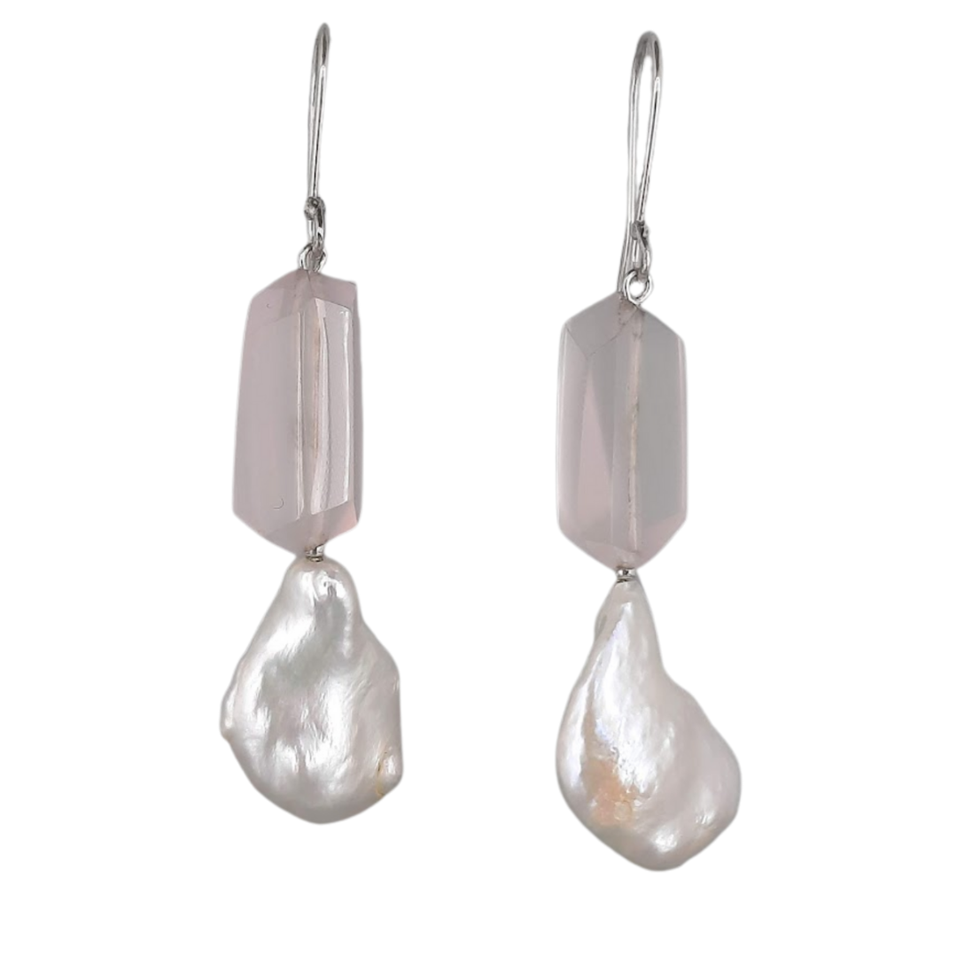 NAOMI SCHWARTZ | BAROQUE KESHI PEARL EARRINGS