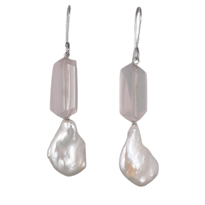 NAOMI SCHWARTZ | BAROQUE KESHI PEARL EARRINGS