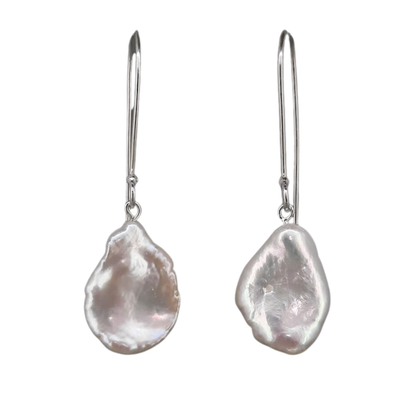 NAOMI SCHWARTZ | BAROQUE KESHI PEARL EARRINGS