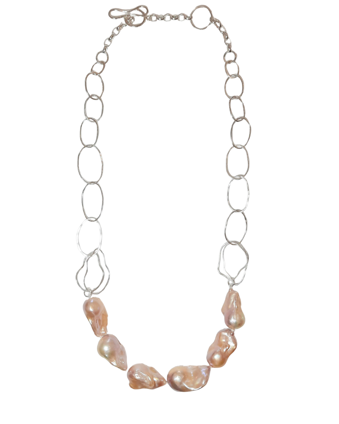 NAOMI SCHWARTZ | PINK BAROQUE PEARL NECKLACE