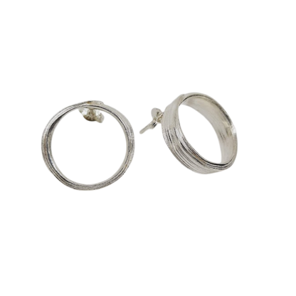 ERIN CHENG | RIDGE CIRCLE EARRINGS