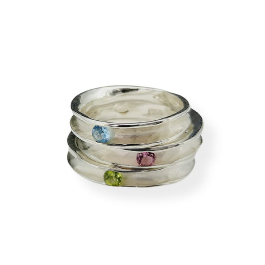 NAOMI SCHWARTZ | SEMI-PRECIOUS STONE GROOVE RING