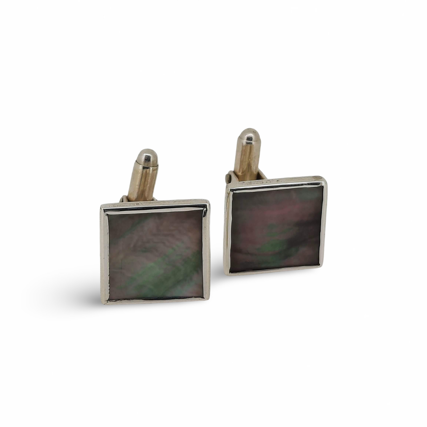 NAOMI SCHWARTZ | MOTHER OF PEARL CUFFLINKS